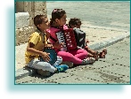 Buskers, Hania harbour.